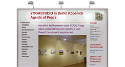 Desktop Screenshot of agents-of-peace-yoga.de